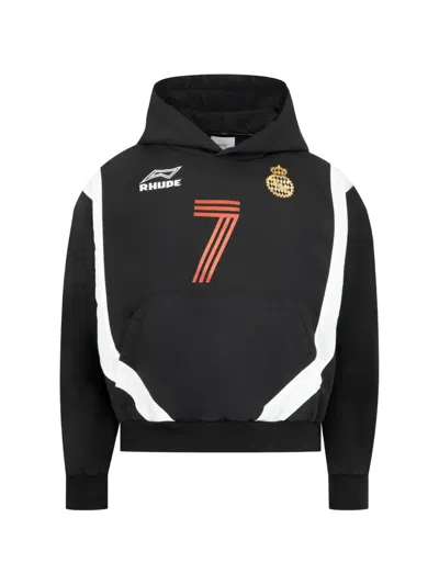 Rhude Lago Soccer Jersey Hoodie In Multi