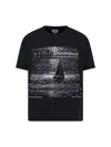 Rhude Graphic Print Crew Neck Short Sleeve T-shirt In Black