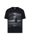 Rhude Graphic Print Crew Neck Short Sleeve T-shirt In Black