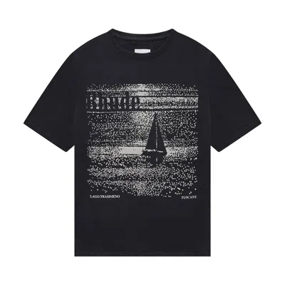 Pre-owned Rhude Lago Trasimeno Tee 'black' | Men's Size S