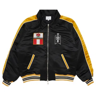 Pre-owned Rhude Le Soleil Satin Bomber 'black' | Men's Size S
