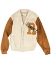 Rhude Beige And Tan Cardigan Bomber