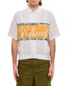 Rhude White Pleated Shirt