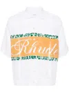 RHUDE RHUDE  LINEN CUBAN SHIRT CLOTHING