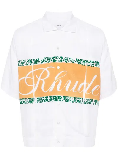 RHUDE RHUDE  LINEN CUBAN SHIRT CLOTHING