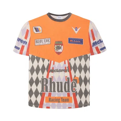 Pre-owned Rhude Livery Tee 'multi' | Multi-color | Men's Size L In Multicolor