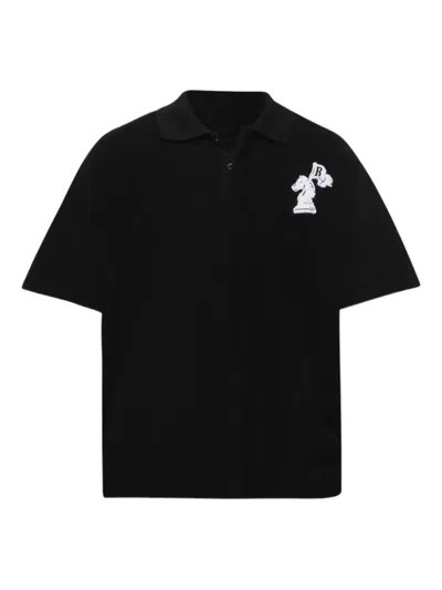 RHUDE LOGO直筒POLO衫