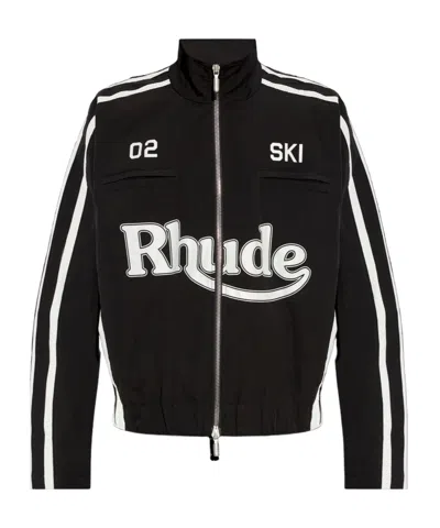 Rhude Logo Casual Jacket In Black