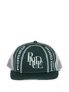 Rhude Logo-detail Baseball Cap In Green
