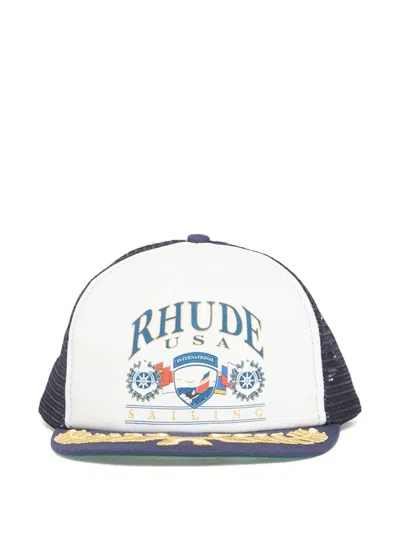 Rhude Logo-detail Hat In Multi