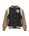 Rhude Logo-embroidered Canvas Bomber Jacket In Black