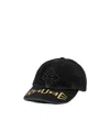 Rhude Logo-.embroidered Cap In Black