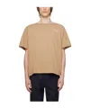 Rhude Beige Reverse T-shirt In Brown