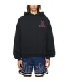 Rhude Logo Hooded Sweater In Black