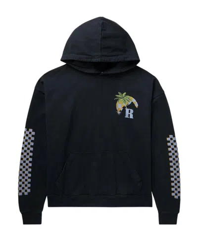 Rhude Logo Hoodie In Black