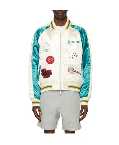 RHUDE LOGO PILOT CASUAL JACKET
