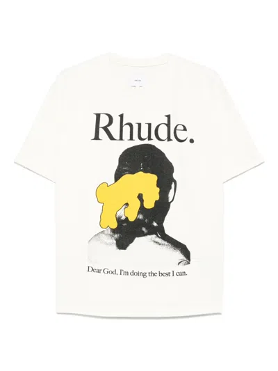 Rhude Logo-print Cotton T-shirt
