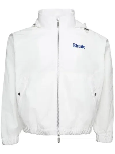 Rhude Palm Track Jacket Clothing In White