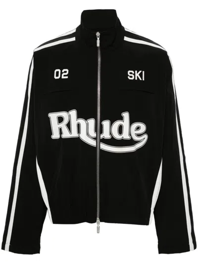 RHUDE LOGO-PRINT JACKET