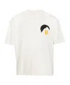 Rhude Moonlight-print Cotton T-shirt In White