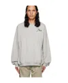 Rhude Logo Round-necked Sweater In White