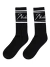 Rhude Logo Script Socks In Multi