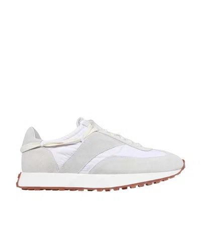 Rhude Logo Sports Shoes In White