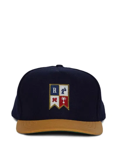 Rhude Baseballkappe Mit Logo-patch In Blue