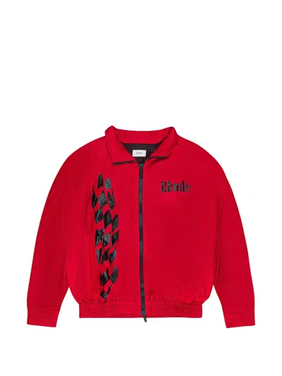 Rhude Logo-print Track Jacket In Multi