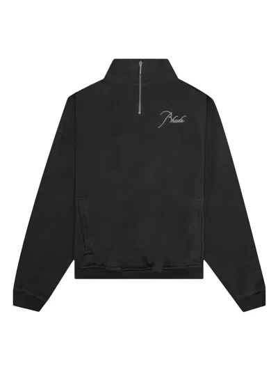 Rhude Long-sleeve Sweater In Black