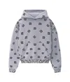 Rhude Long-sleeved Hoodie In Gray