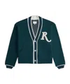 Rhude Long-sleeved Sweater In Green