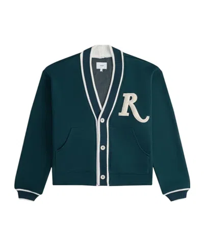 Rhude Long-sleeved Sweater In Green