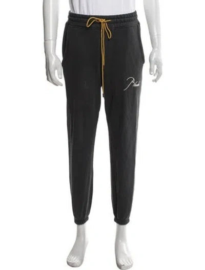 Pre-owned Rhude Lounge Bottoms In Black