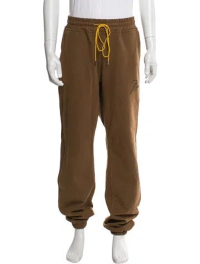 Pre-owned Rhude Lounge Bottoms In Brown