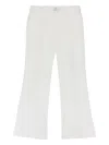 Rhude Low-waist Trousers In White