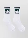 Rhude Lunar Intarsia Mid-calf Ribbed Socks