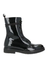 Rhude Rhanger Leather Combat Boots In Black