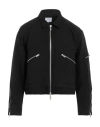 Rhude Jacket Zippered Pocket Stand Collar In Black