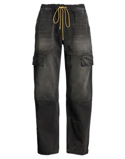 Rhude Man Jeans Black Size S Cotton