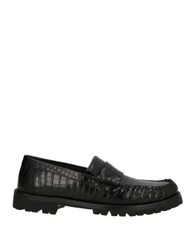 Rhude Man Loafers Black Size 10 Leather