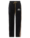 Rhude Men's Velvet Crest Side-stripe Track Pants In Black