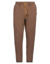 Rhude Drawstring-waist Cotton Track Pants In Brown