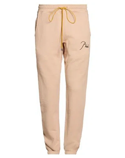 Rhude Man Pants Sand Size Xs Cotton In Beige