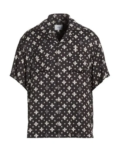 Rhude Man Shirt Black Size Xl Viscose