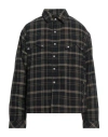 Rhude Man Shirt Deep Teal Size Xxl Cotton In Multi