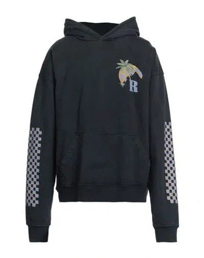 Rhude Man Sweatshirt Black Size L Cotton
