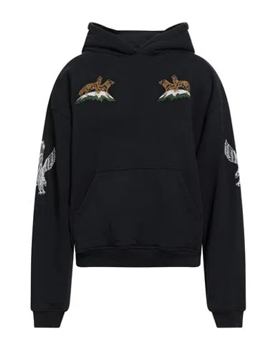 Rhude Man Sweatshirt Black Size Xxl Cotton