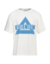 Rhude Man T-shirt Off White Size Xl Cotton In White