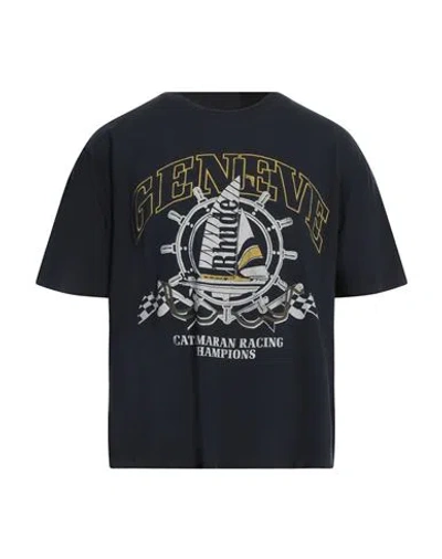 Rhude Man T-shirt Black Size S Cotton